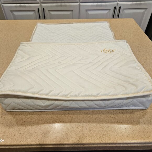 RARE LENOX SET 12 STEMWARE SAVER QUILTED ZIPPERED CRYSTAL GLASS GOBLET STORAGE - Picture 7 of 11